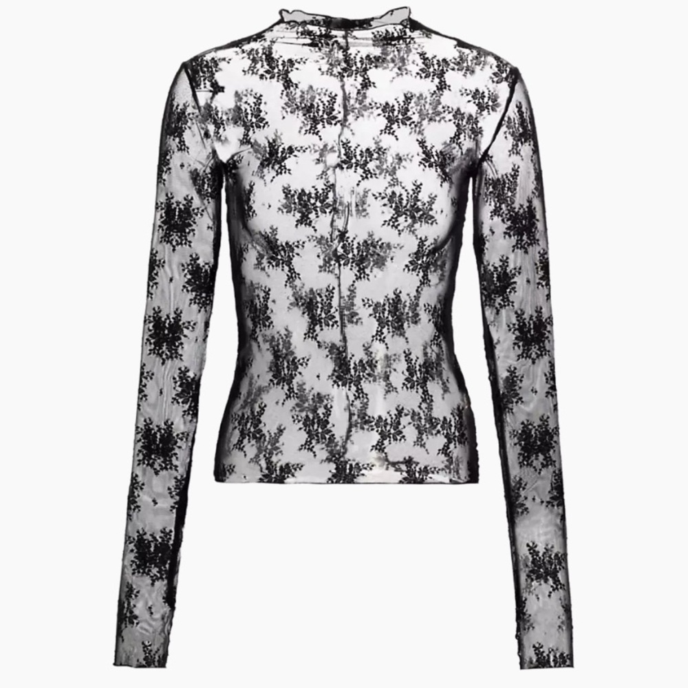 Lady Lux Sheer Lace Top